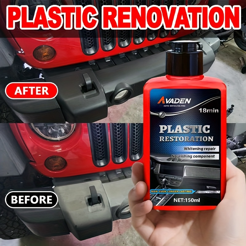블랙 트림 복원제 - 독특한 염료 함유 포뮬러로 6개월 - Trim Restorer Plastic 리뷰 및 가격