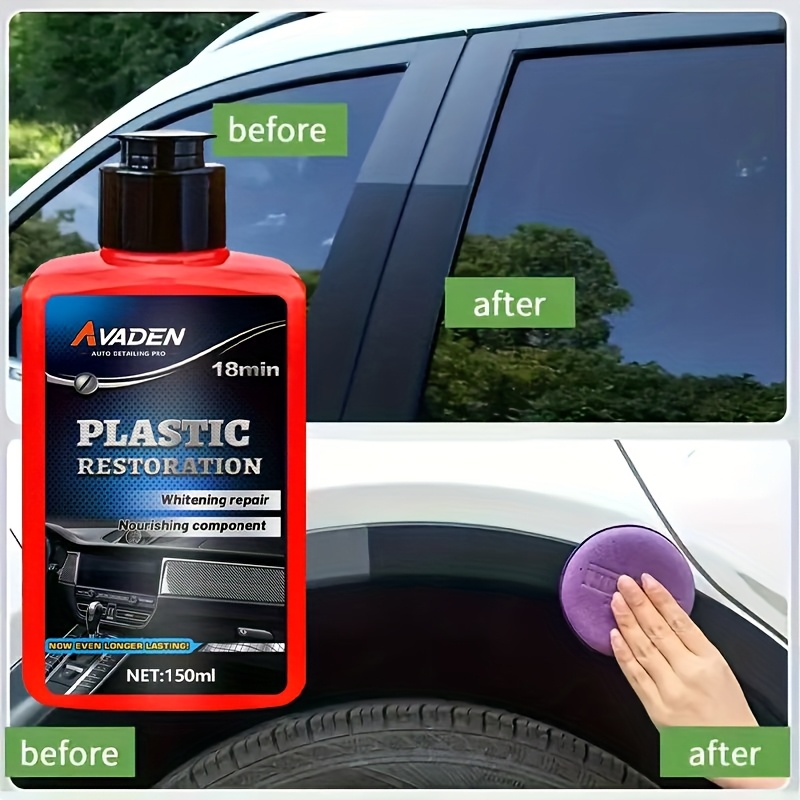블랙 트림 복원제 - 독특한 염료 함유 포뮬러로 6개월 - Trim Restorer Plastic 리뷰 및 가격